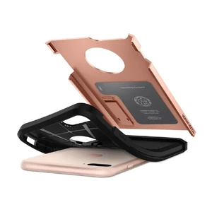 Чохол Spigen Tough Armor 2 Blush Gold для iPhone 8 Plus | 7 Plus - Фото 4