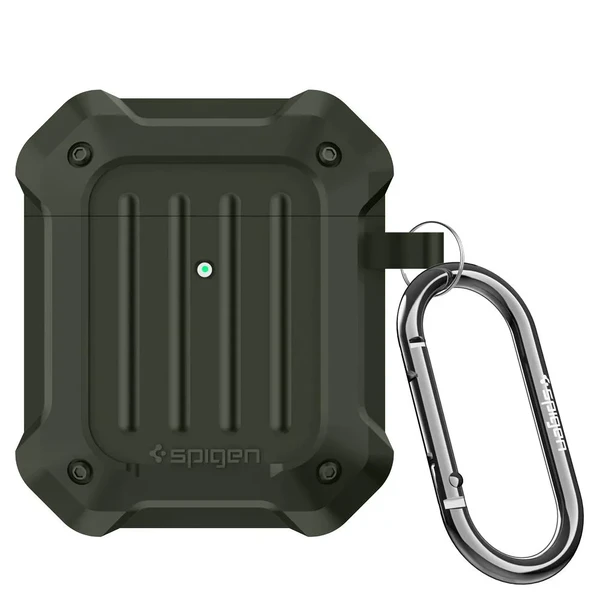 Протиударний чохол Spigen Tough Armor Military Green для AirPods 1 | 2