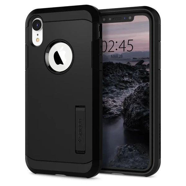 Чохол Spigen Tough Armor Black для iPhone XR