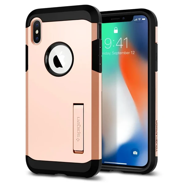 Чохол Spigen Tough Armor Blush Gold для iPhone X | XS у Миколаєві