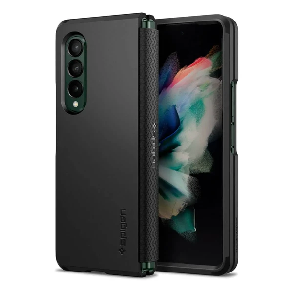 Чорний протиударний чохол Spigen Tough Armor для Samsung Galaxy Z Fold 3 у Броварах