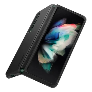 Черный противоударный чехол Spigen Tough Armor для Samsung Galaxy Z Fold 3 - Фото 5