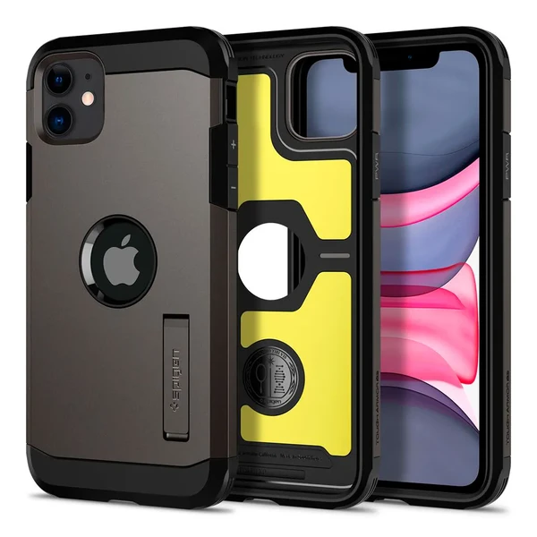 Протиударний чохол Spigen Tough Armor Gunmetal для iPhone 11 в Мукачеві