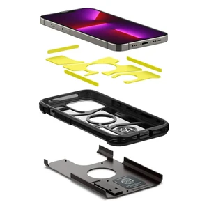 Противоударный чехол Spigen Tough Armor Gunmetal для iPhone 13 Pro - Фото 5