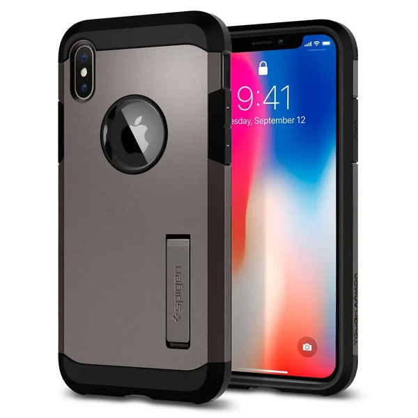 Чохол Spigen Tough Armor Gunmetal для iPhone X | XS у Миколаєві