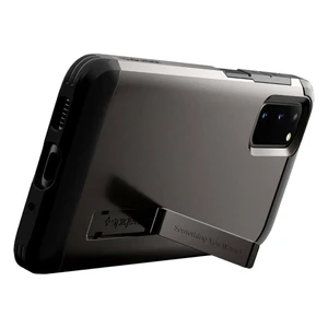 Противоударный чехол Spigen Tough Armor Gunmetal для Samsung Galaxy S20 - Фото 7