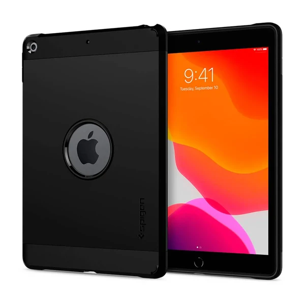 Противоударный чехол Spigen Tough Armor Black для iPad 9 | 8 | 7 10.2" (2021 | 2020 | 2019)