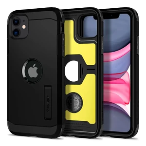 Противоударный чехол Spigen Tough Armor Black для iPhone 11 076CS27439 - Фото 1