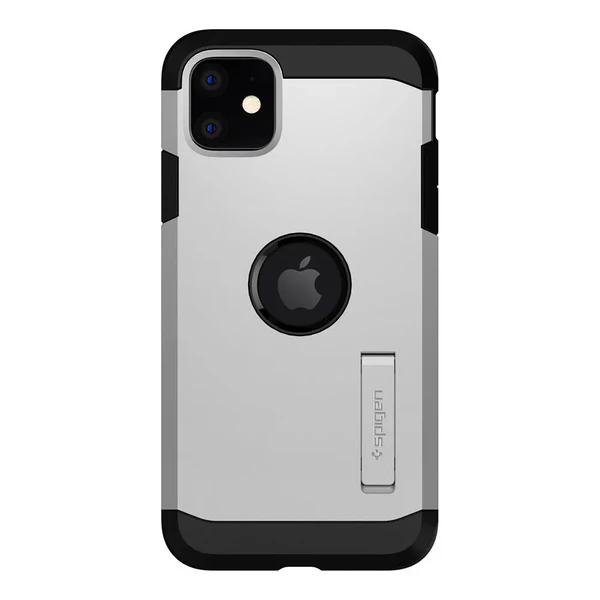 Протиударний чохол Spigen Tough Armor Satin Silver для iPhone 11 в Мукачеві