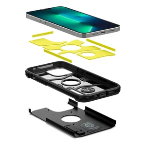Протиударний чохол Spigen Tough Armor Black для iPhone 13 Pro Max - Фото 5