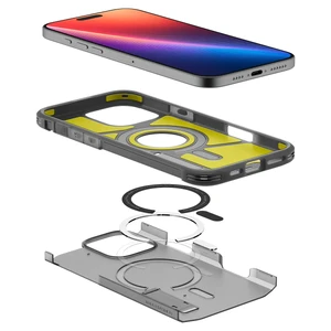 Прозорий чохол Spigen Tough Armor Mag MagSafe для iPhone 16 Pro - Фото 8