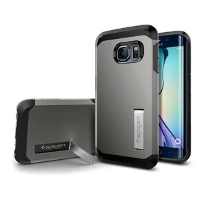 Чехол Spigen Tough Armor gunmatal для Samsung Galaxy S6 Edge  - Фото 1
