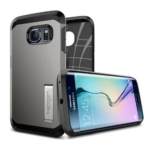 Чехол Spigen Tough Armor gunmatal для Samsung Galaxy S6 Edge - Фото 2