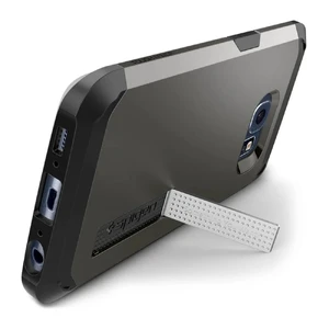 Чехол Spigen Tough Armor gunmatal для Samsung Galaxy S6 Edge - Фото 4
