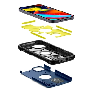 Протиударний чохол Spigen Tough Armor Navy Blue для iPhone 13 mini - Фото 5