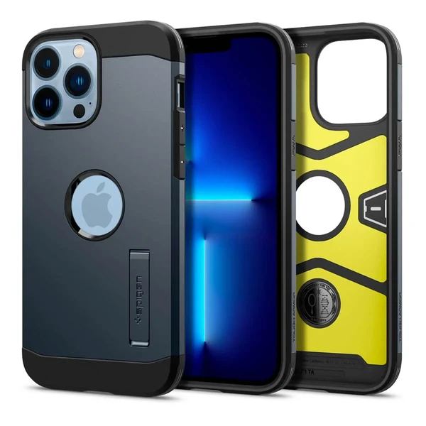 Противоударный чехол Spigen Tough Armor Navy Blue для iPhone 13 Pro Max