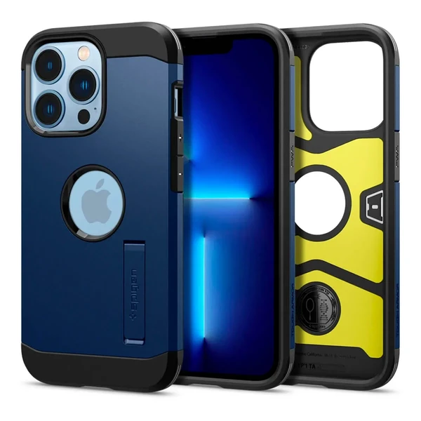 Противоударный чехол Spigen Tough Armor Navy Blue для iPhone 13 Pro в Сумах