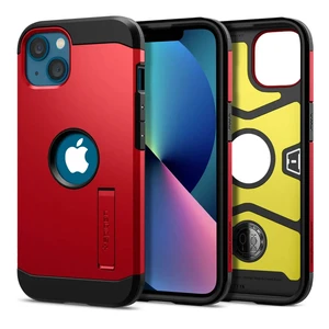 Протиударний чохол Spigen Tough Armor Red для iPhone 13 ACS03540 - Фото 1