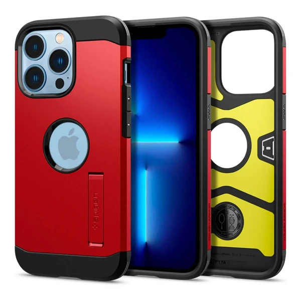 Противоударный чехол Spigen Tough Armor Red для iPhone 13 Pro в Сумах