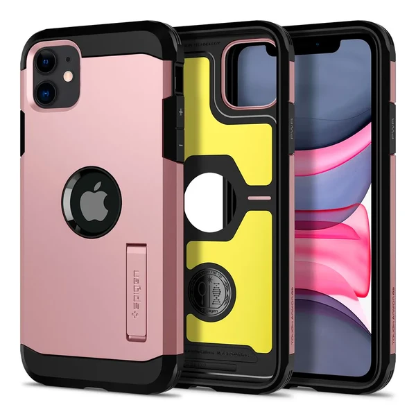 Протиударний чохол Spigen Tough Armor Rose Gold для iPhone 11 в Мукачеві