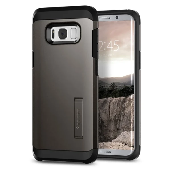 Чехол Spigen Tough Armor Gunmetal для Samsung Galaxy S8 Plus