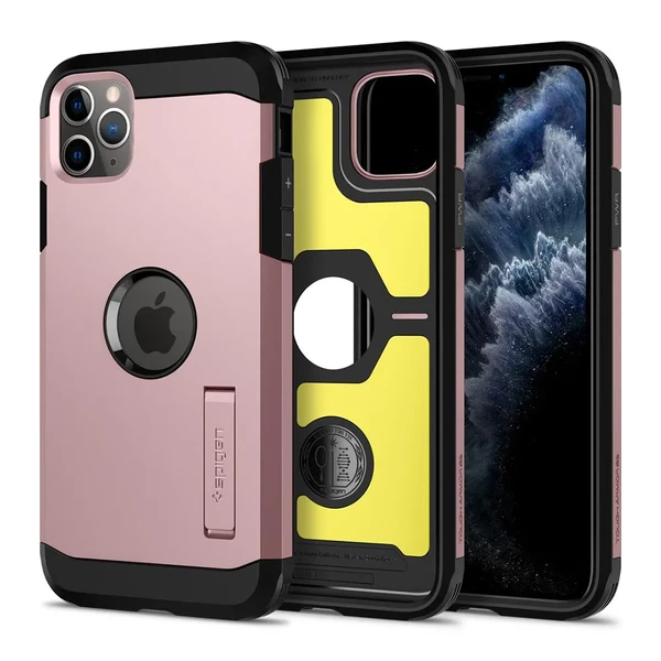Протиударний чохол Spigen Tough Armor Rose Gold для iPhone 11 Pro в Запоріжжі