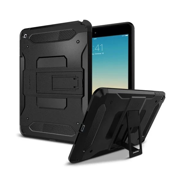 Чехол Spigen Tough Armor Smooth Black для iPad mini 4