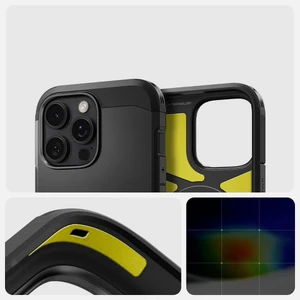 Чорний чохол Spigen Tough Armor T Mag для iPhone 16 Pro - Фото 15