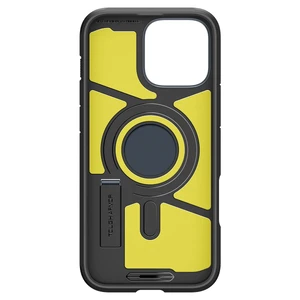 Синий чехол с защитой кнопок Spigen Tough Armor T Mag для iPhone 16 Pro Max - Фото 9