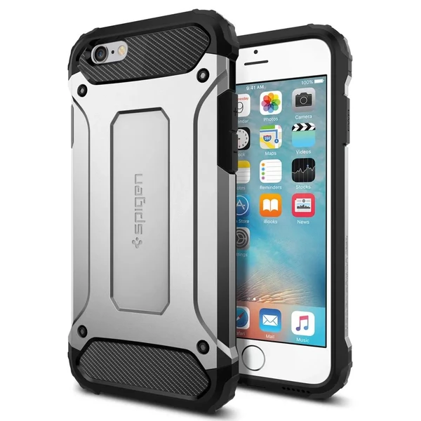 Чохол Spigen Tough Armor Tech Satin Silver для iPhone 6 | 6s у Миколаєві