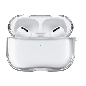 Чехол с карабином Spigen Ultra Hybrid Crystal Clear для AirPods Pro - Фото 2