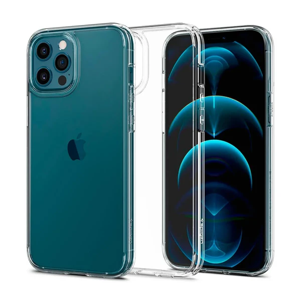 Прозорий захисний чохол Spigen Ultra Hybrid Crystal Clear для iPhone 12 | iPhone 12 Pro