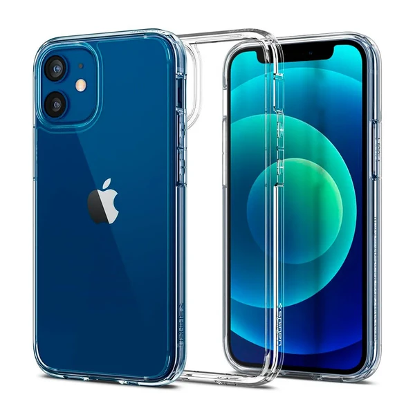Прозорий захисний чохол Spigen Ultra Hybrid Crystal Clear для iPhone 12 mini