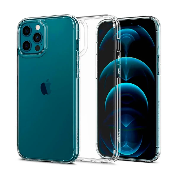 Прозорий захисний чохол Spigen Ultra Hybrid Crystal Clear для iPhone 12 Pro Max в Ужгороді