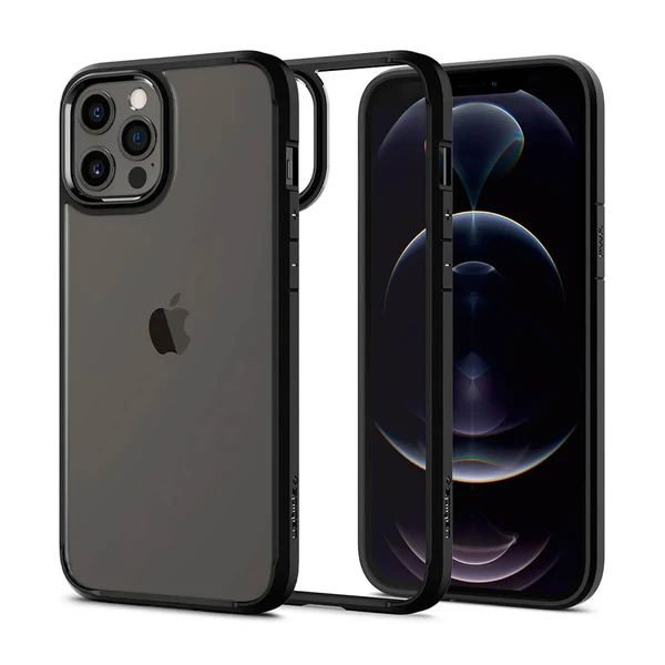 Захисний чохол Spigen Ultra Hybrid Matte Black для iPhone 12 | iPhone 12 Pro