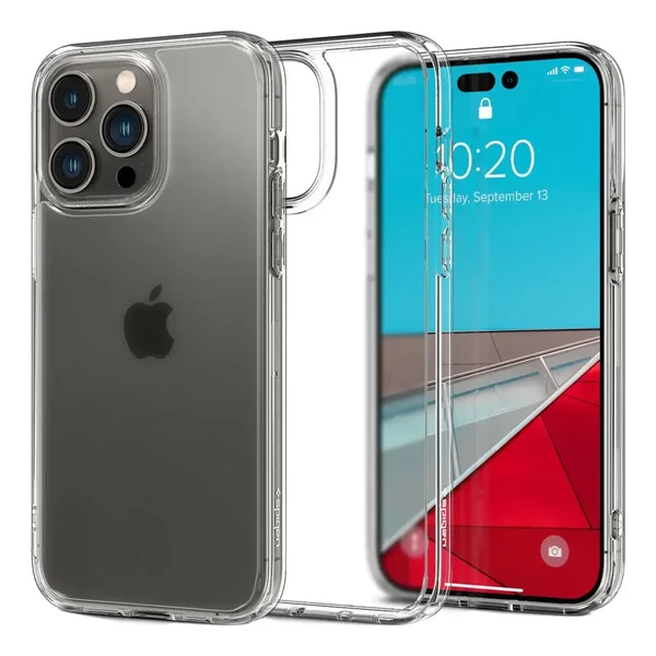 Прозрачный силиконовый чехол Spigen Ultra Hybrid Frost Clear для iPhone 14 Pro Max в Черкассах