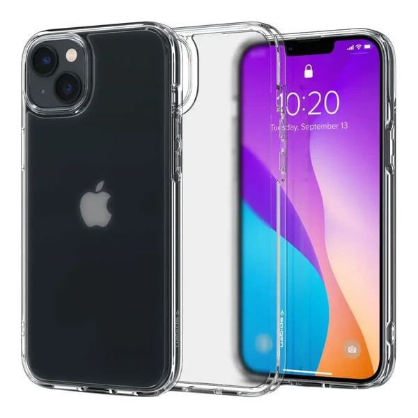 Прозрачный силиконовый чехол Spigen Ultra Hybrid Frost Clear для iPhone 14 Plus в Сумах