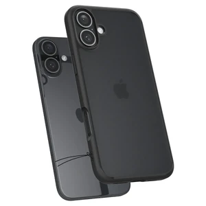 Півпрозорий чорний чохол Spigen Ultra Hybrid для iPhone 16 Plus - Фото 5