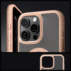 Півпрозорий рожевий чохол Spigen Ultra Hybrid Mag для iPhone 16 Pro - Фото 9