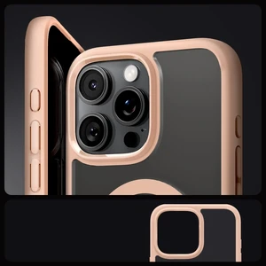 Прозорий рожевий чохол Spigen Ultra Hybrid Mag для iPhone 16 Pro - Фото 8