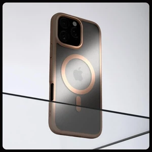 Полупрозрачный розовый чехол Spigen Ultra Hybrid Mag для iPhone 16 Pro Max - Фото 8