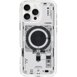 Прозрачный чехол с узором Spigen Ultra Hybrid Mag для iPhone 16 Pro Max - Фото 2