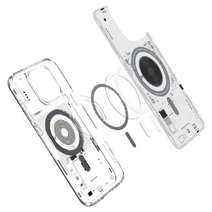 Прозрачный чехол с узором Spigen Ultra Hybrid Mag для iPhone 16 Pro Max - Фото 7