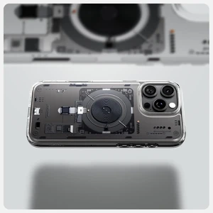 Прозрачный чехол с узором Spigen Ultra Hybrid Mag для iPhone 16 Pro Max - Фото 12