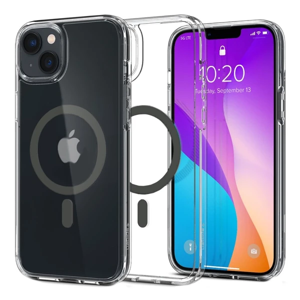 Прозорий чохол Spigen Ultra Hybrid Mag MagSafe Graphite для iPhone 14 | 13 в Чернівцях