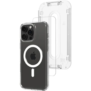 Прозорий білий чохол зі склом Spigen Ultra Hybrid Mag для iPhone 16 Pro Max - Фото 2