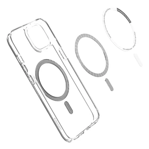 Прозорий чохол Spigen Ultra Hybrid MagSafe Carbon Fiber для iPhone 13 - Фото 5