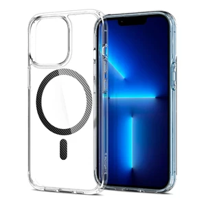 Прозорий чохол Spigen Ultra Hybrid MagSafe Carbon Fiber для iPhone 13 Pro - Фото 3