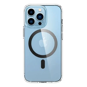 Прозорий чохол Spigen Ultra Hybrid MagSafe Carbon Fiber для iPhone 13 Pro - Фото 4