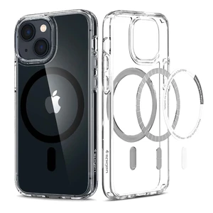 Прозорий чохол Spigen Ultra Hybrid MagSafe Black для iPhone 13 mini